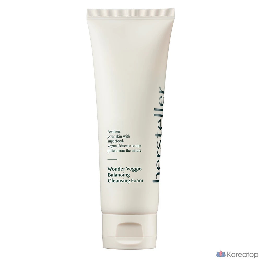 Очищающая пенка Hersteller Wonder Veggie Balancing Cleansing Foam, 120 мл, 1 шт.