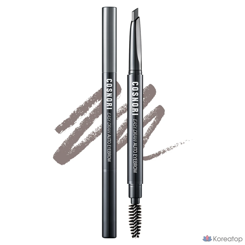 Карандаш для бровей Cosnori Easy Draw Auto Eyebrow, оттенок Dutch Gray, 0.3 г, 1 шт.