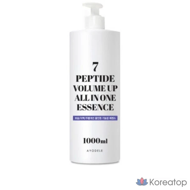 Ayodele 7 Peptide Volume Up Увлажняющая, отбеливающая, разглаживающая морщины эссенция, 1 л, 1 шт.