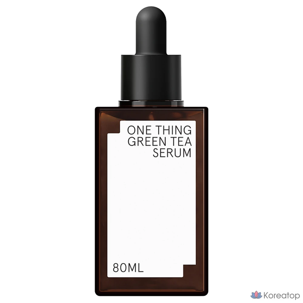Укрепляющая сыворотка с зеленым чаем One Thing, 80 мл, 1 шт.