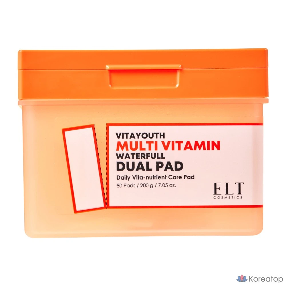 Влажные мультивитаминные подушечки ELT Vitamin Youth, двойная упаковка, 1 шт., 80 штук.