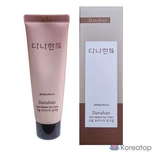 Солнцезащитный крем Danahan Goyul Moisture Sun Cream SPF50+ PA+++, 42 мл, 1 шт.