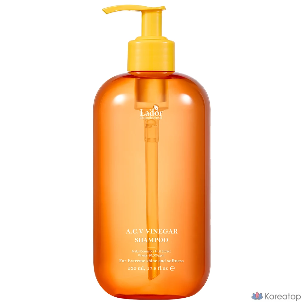 Шампунь Lador Apple Vinegar Shampoo для жирных волос, 530 мл, 1 шт.