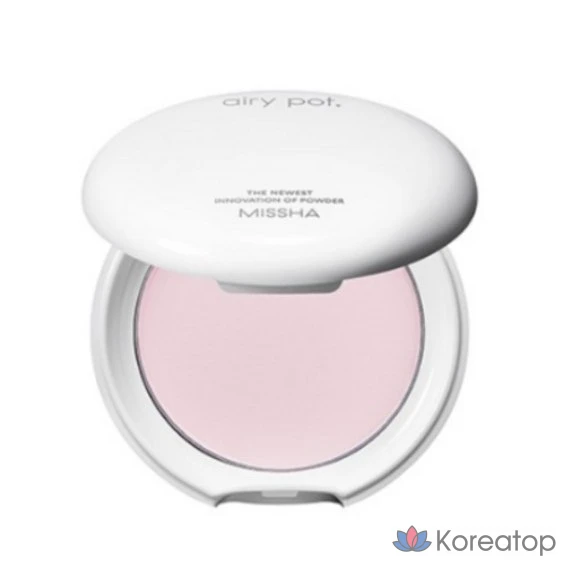Компактная пудра Missha Airy Pot Pact, оттенок Pink, 5 г, 1 шт.
