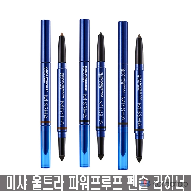 Карандаш для глаз Missha Ultra Powerproof Pencil Liner, оттенок Brown, 0.2 г, 1 шт.