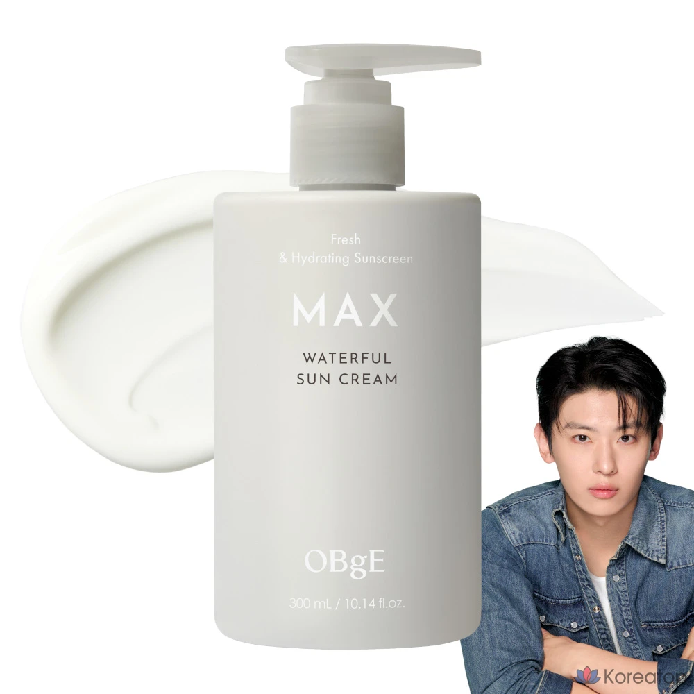 Солнцезащитный крем OBge Max Waterfull SPF 50+ PA++++, 1 шт., 300 мл