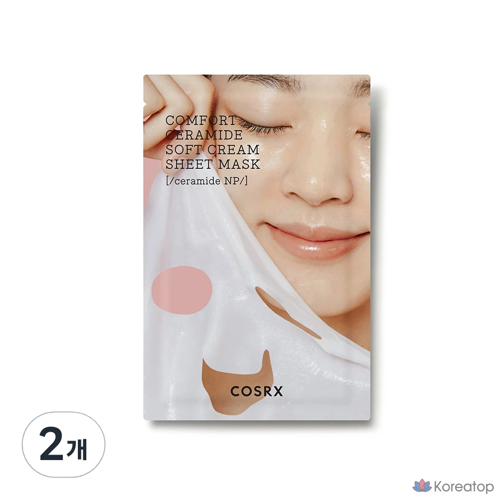 Тканевая маска для лица COSRX Balancium Comfort Ceramide Soft Cream Sheet Mask, 26 мл, 2 шт.