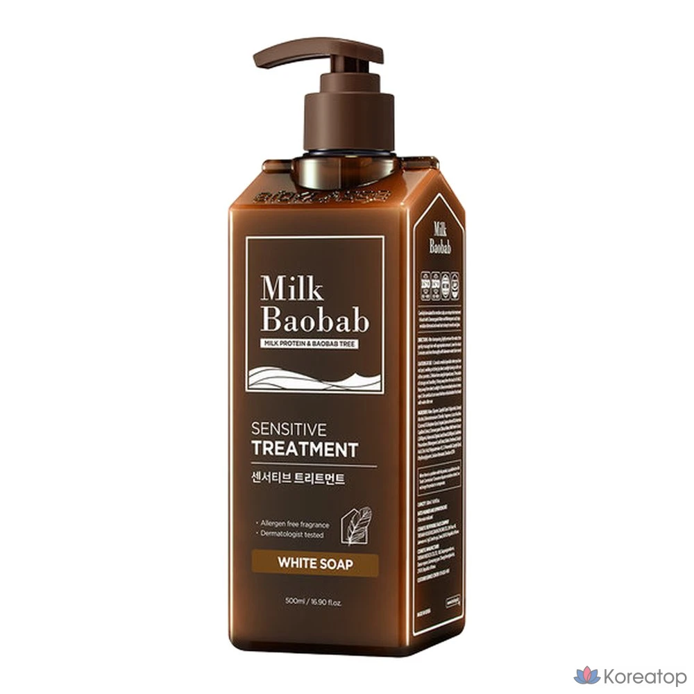 Кондиционер Milk Baobab Sensitive Treatment, оттенок White Soap, 500 мл, 1 шт.