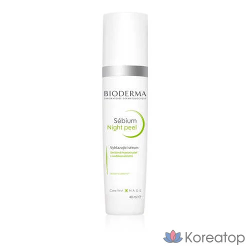 Сыворотка для лица Bioderma Sebium Night Peel Face Serum, 40 мл, 1 шт.