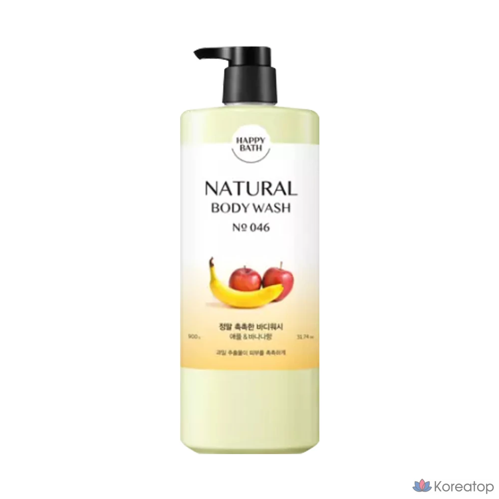 Гель для душа Happy Bath Really Moist Body Wash, аромат Apple Banana, 900 мл, 1 шт.