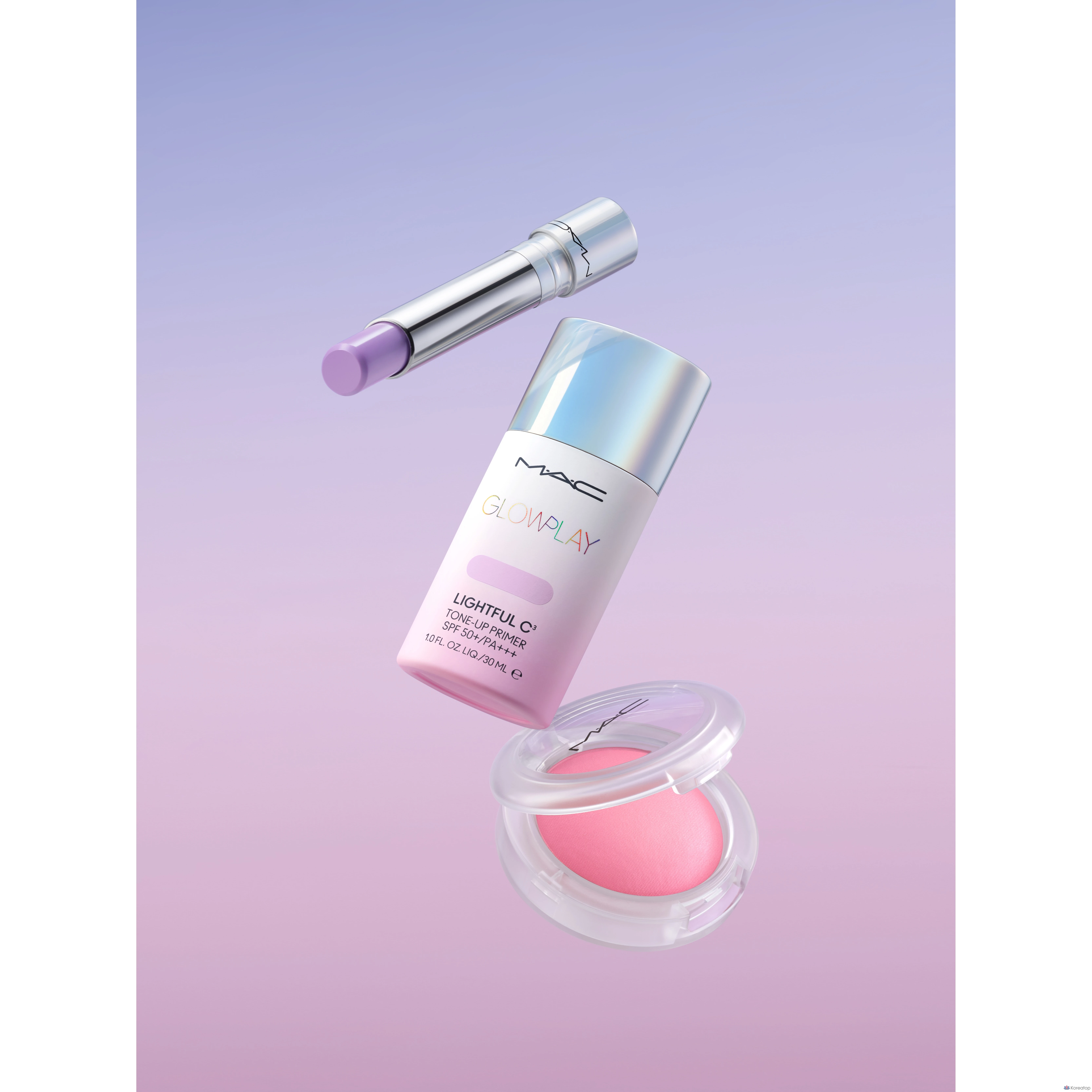 Праймер Mac Glow Play Lightful C3 Tone Up Primer, оттенок Rosy Lavender, 30 мл, 1 шт., фото 3