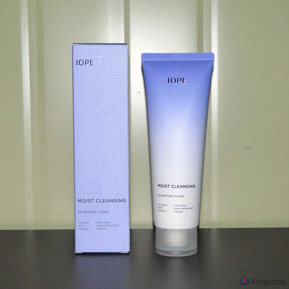 Пенка для умывания IOPE Moist Cosmetics Facial Cleansing Whipping Foam, 180 мл, 1 шт.