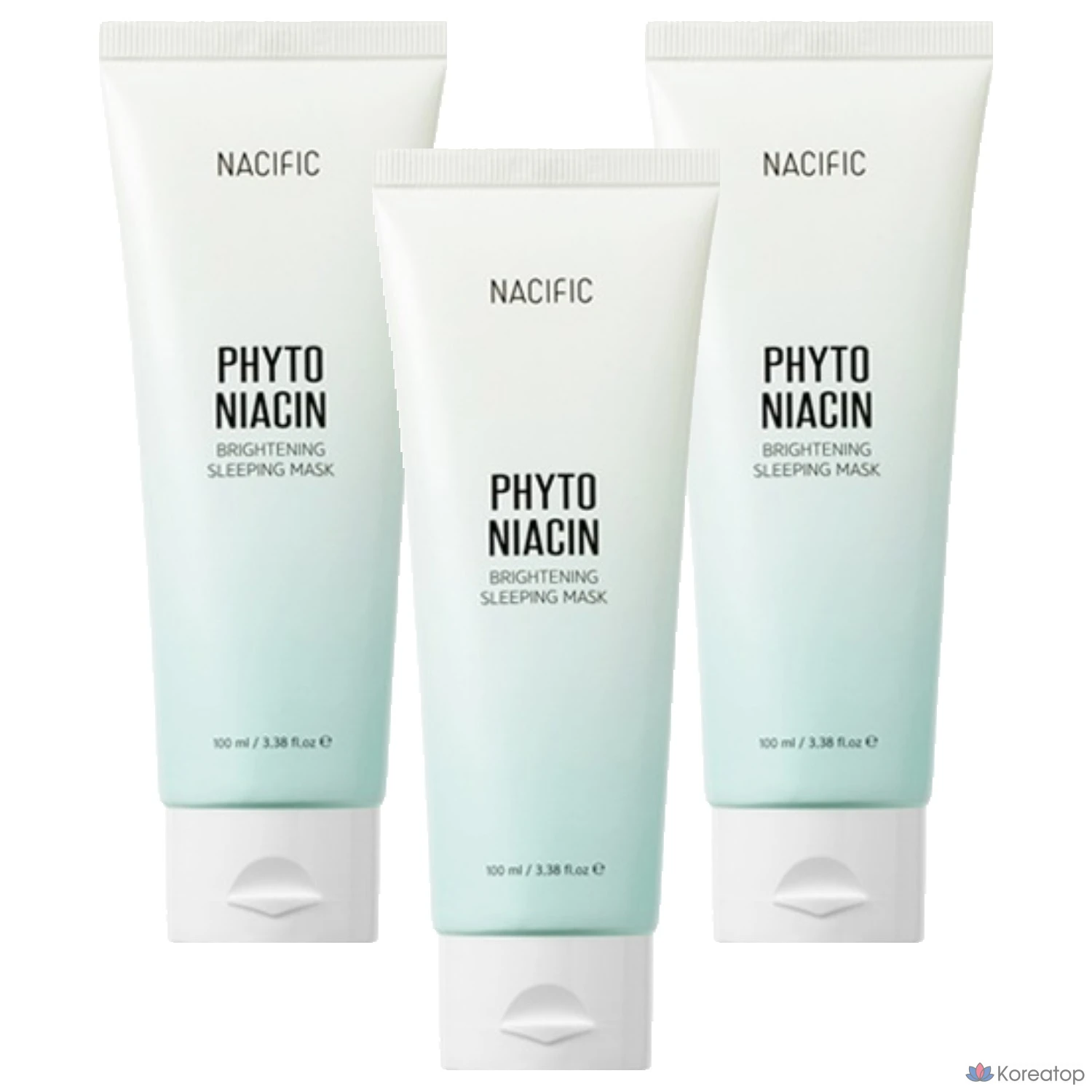 Осветляющая ночная маска для лица NACIFIC Phyto Niacin, 100 мл, 3 шт.