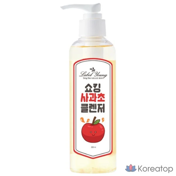 Очищающее средство Label Young Shocking с яблочным уксусом, 1 шт., 200 мл
