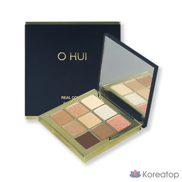 Палетка для глаз Ohui Real Color Eye Palette, оттенок 01 Beige Moment, 1 шт.