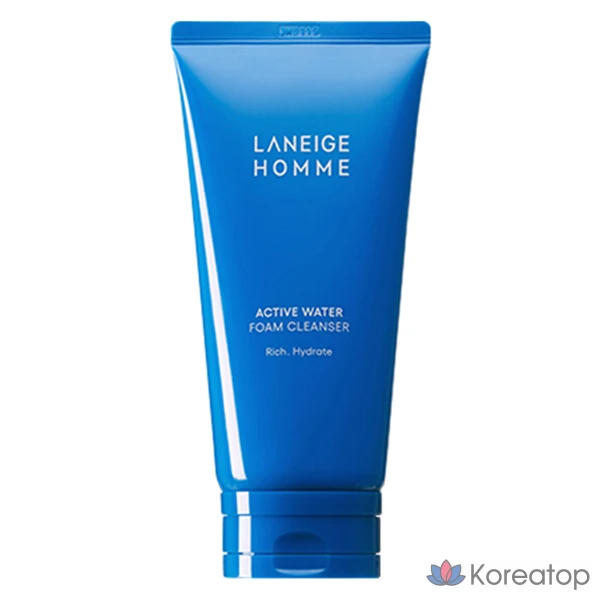 Очищающая пенка LANEIGE Homme Active Water Foam Cleanser, 150 мл, 1 шт.
