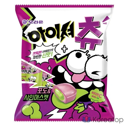 Жевательные конфеты Orion Ice Chew со вкусом винограда и муската, 193,5 г