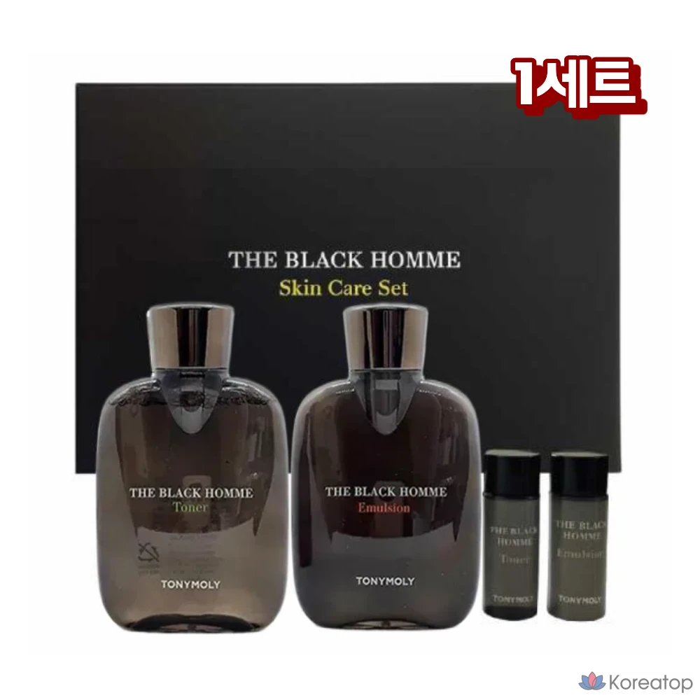 Набор для ухода Tony Moly The Black Homme 2-piece Set (Skin Care Firming Lifting), 1 шт.