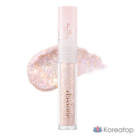 Жидкий глиттер Dasique Starlit Jewel Liquid Glitter, оттенок 04 Rose Quartz, 1.8 г, 1 шт.