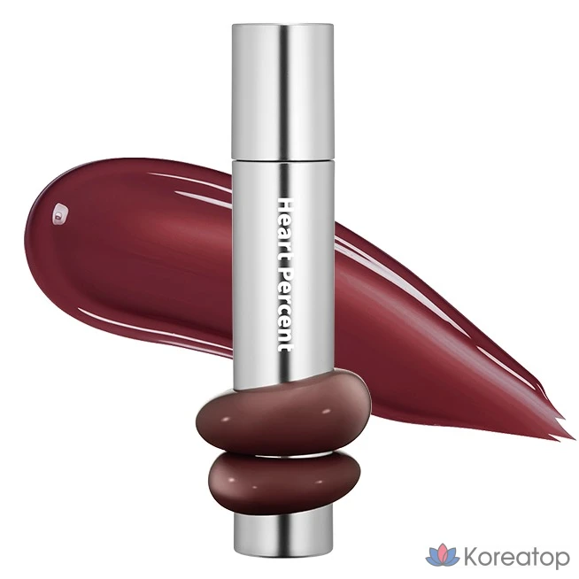 Тинт для губ Heart Percent Dot On Mood One Way Glow 4 г, 12 оттенков Midnight Lips, 1 шт.