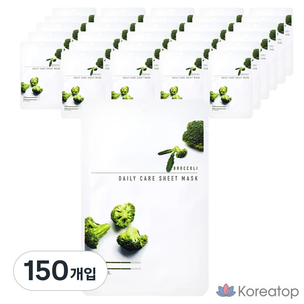 Тканевая маска для лица Eunyul Broccoli Daily Care Sheet Mask, 150 шт.