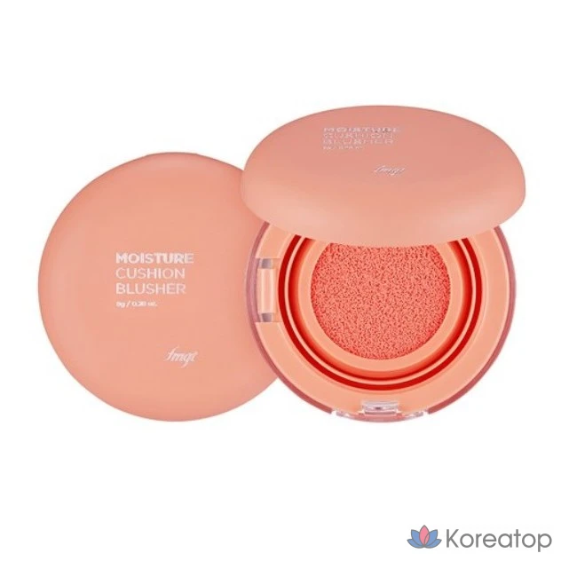 Увлажняющие румяна-кушон The Face Shop, 8 г, цвет 03 коралловый, 1 шт.