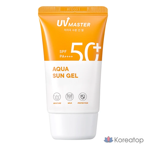 Солнцезащитный гель Tony Moly UV Master Aqua Sun Gel SPF50+ PA++++, 50 мл, 1 шт.