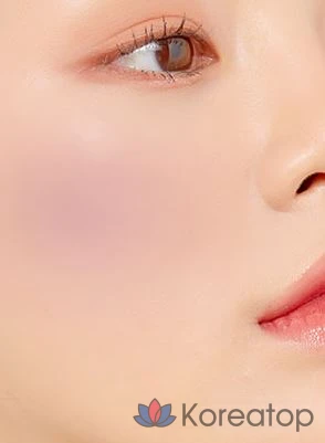 Румяна A'Pieu Juicy Pang Meringue Pact Blusher 5.2g, BE02, со вкусом сушеной сливы и меренги, 1 шт., фото 3