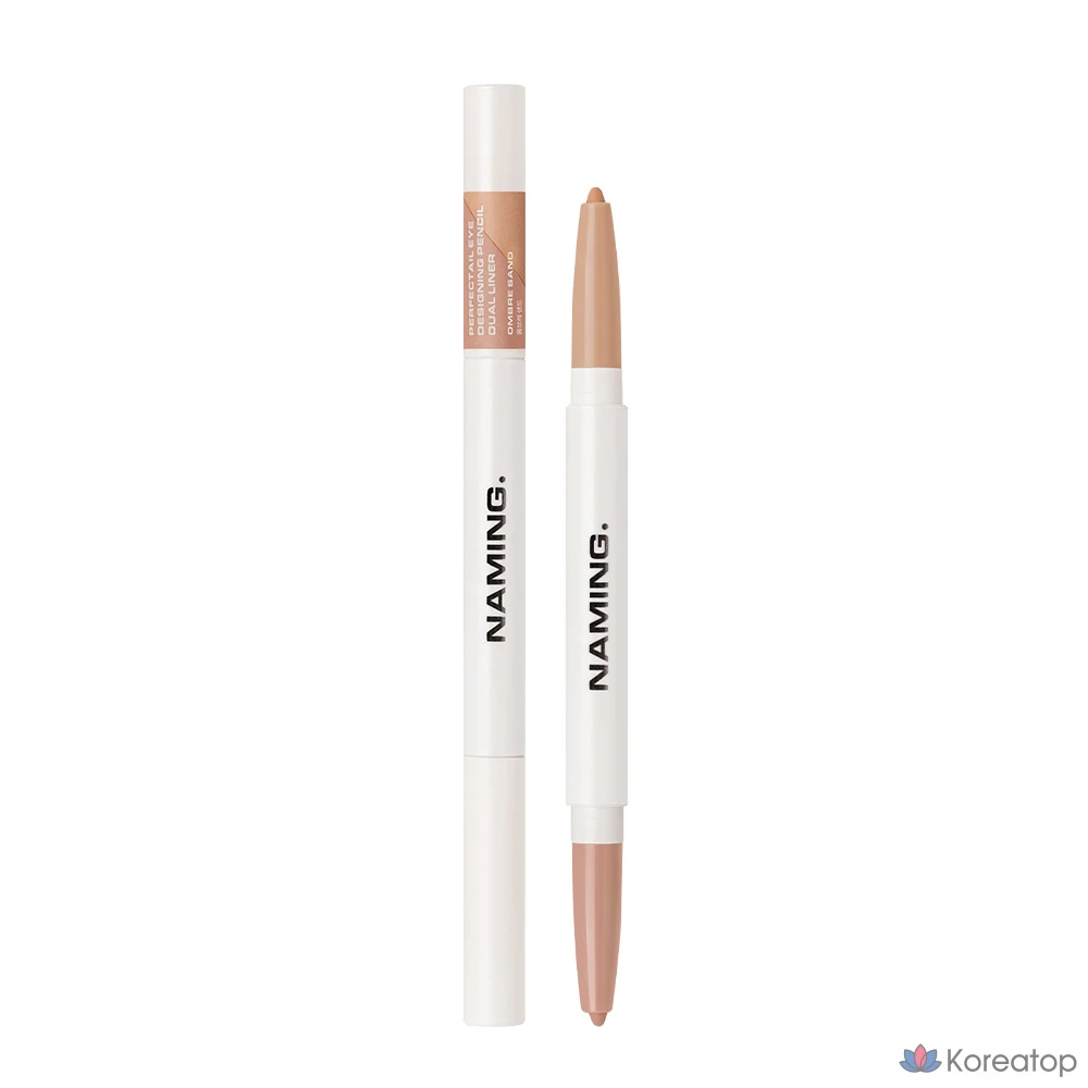 Дизайнерский карандаш для глаз Naming Perfect Tail Dualiner, 1 штука, Песочное омбре