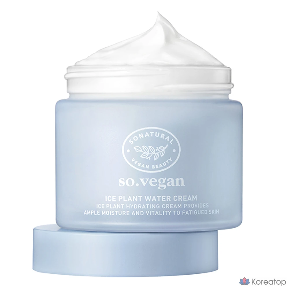 Натуральный веганский крем-мороженое So Natural So Vegan Ice Plant Water Cream, 70 мл, 1 шт.