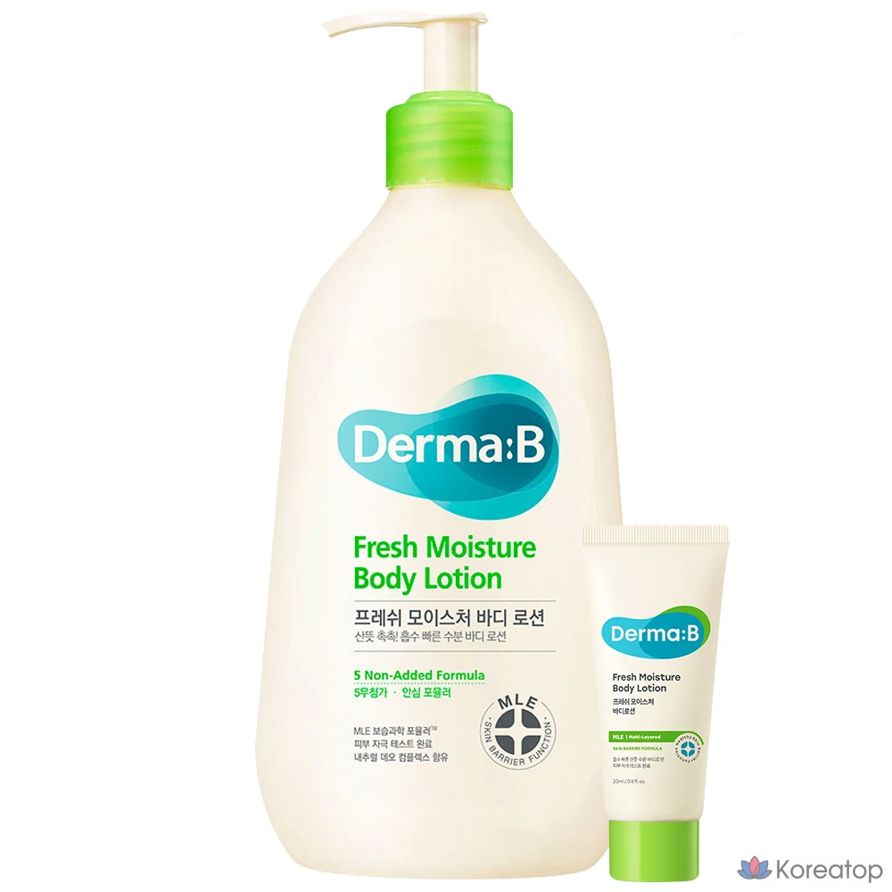 Лосьон для тела DERMA:B Fresh Moisture Body Lotion Special Set, 420 мл, 1 шт.