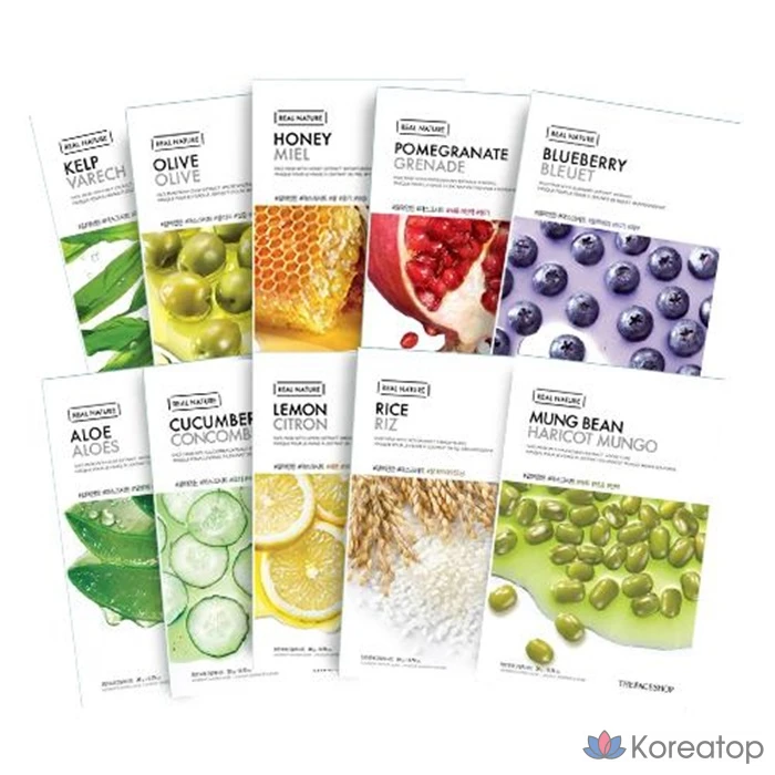 The Face Shop Измельчите лист маски 20 г красного женьшеня, 1 шт., 1 шт.