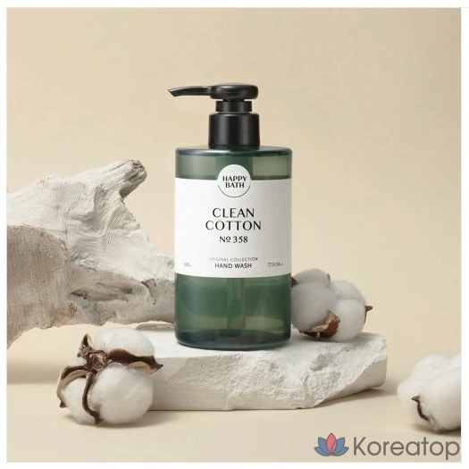Жидкое мыло для рук Happy Bath Clean Cotton Original Collection, 300 мл, 1 шт.