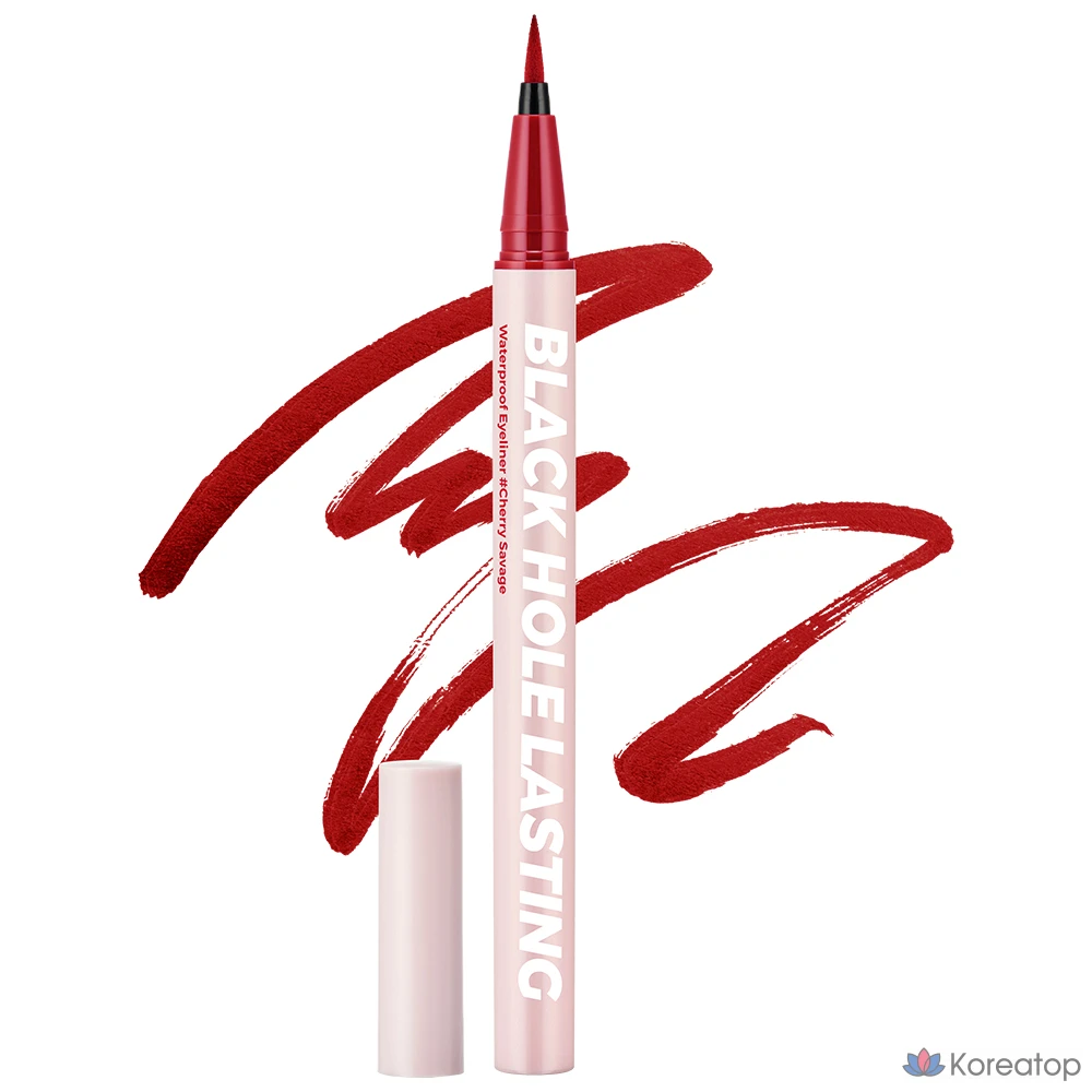 Подводка для глаз BLESSED MOON Blackhole Lasting Waterproof Eyeliner, оттенок Cherry Savage, 0.6 г, 1 шт.