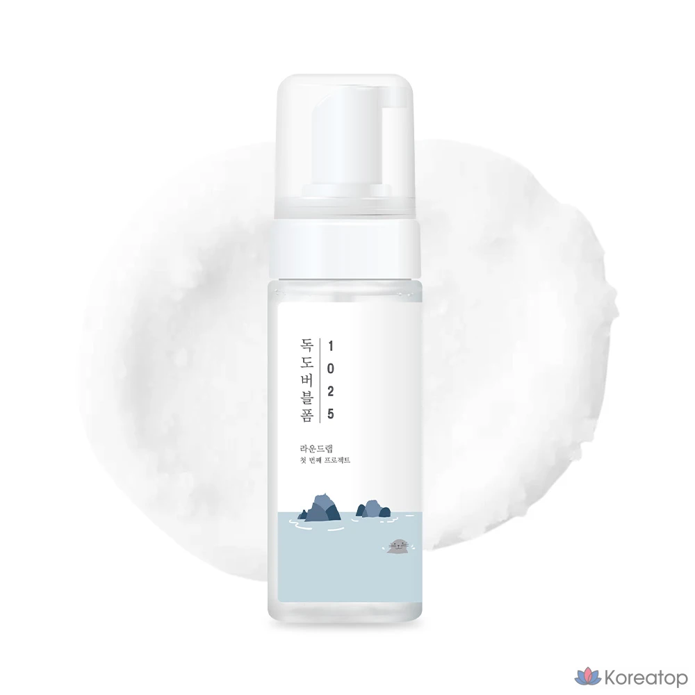 Очищающая пенка Round Lab 1025 Dokdo Bubble Cleansing Foam, 150 мл, 1 шт.