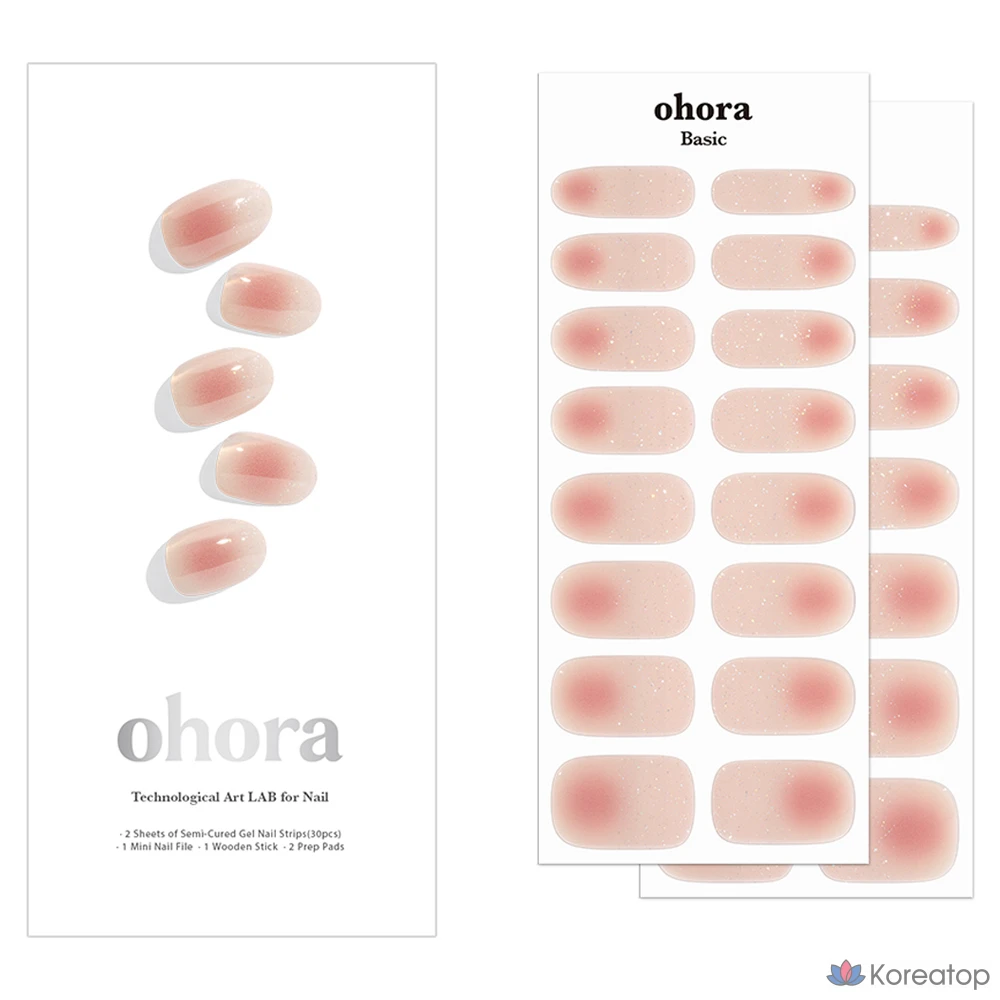 Гель-лак для ногтей Ohora Gel Nail Strip, оттенок N Berry Jelly, 1 шт.