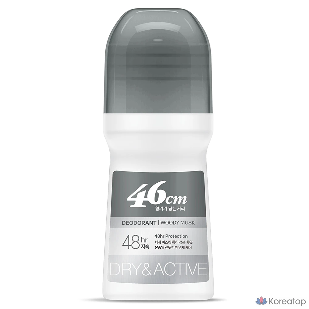 Роликовый дезодорант Pure Derma On the Body 46 см с ниацинамидом, аромат древесного мускуса, 75 мл, 1 шт.