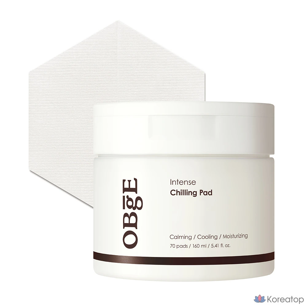 Охлаждающая подушечка OBge Intense Chilling Pad, 160 мл, 1 шт., 70 листов