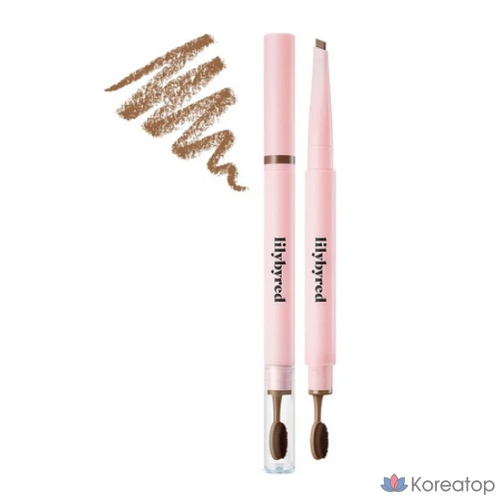 Автоматический карандаш для бровей Lilybyred Hard Flat, 0,17 г, 02 КОРИЧНЕВЫЙ, 1 шт.