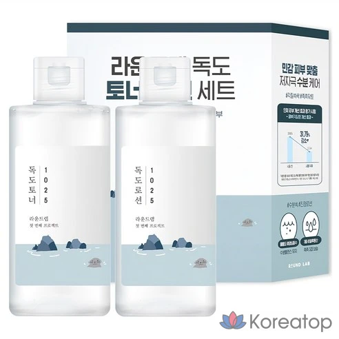 Увлажняющий набор для лица Dokdo Toner 200 мл + лосьон 200 мл, 1 комплект