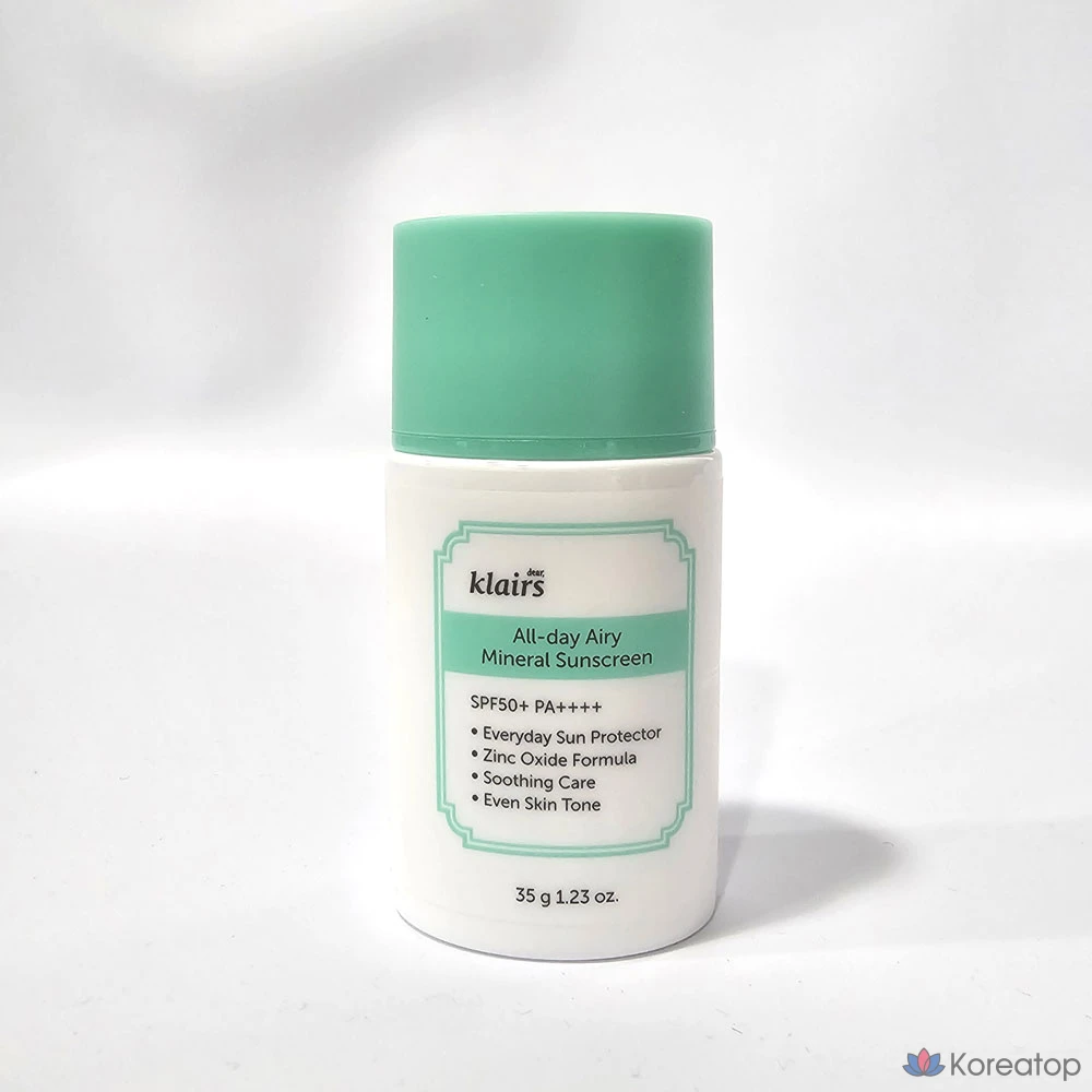 Солнцезащитный крем Dear, Klairs All Day Airy Mineral, 35 г, 1 шт.