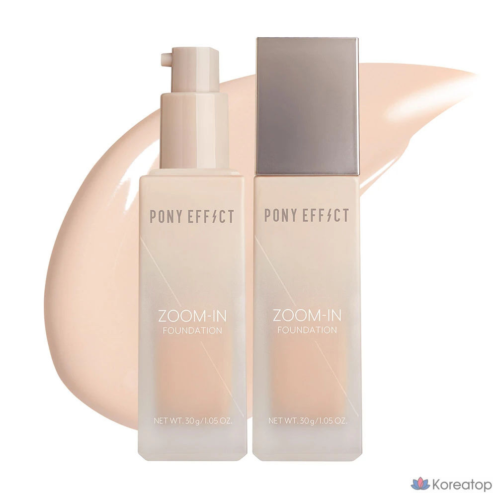 Тональный крем Pony Effect Zoom-In Foundation, оттенок 002 Natural Ivory, 1 шт.