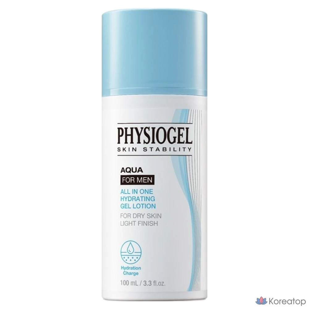 Увлажняющий гель-лосьон PHYSIOGEL Aqua for Men All-in-One, 100 мл, 1 шт.