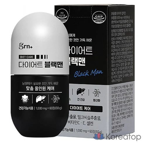 Диетические таблетки GRN Diet Blackman, 60 г, 60 таблеток