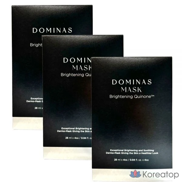 Набор фармацевтических масок Dominas Taegeuk, набор для ухода за кожей вокруг веснушек и морщин Dominas, 28 мл, 3 коробки (12 листов)