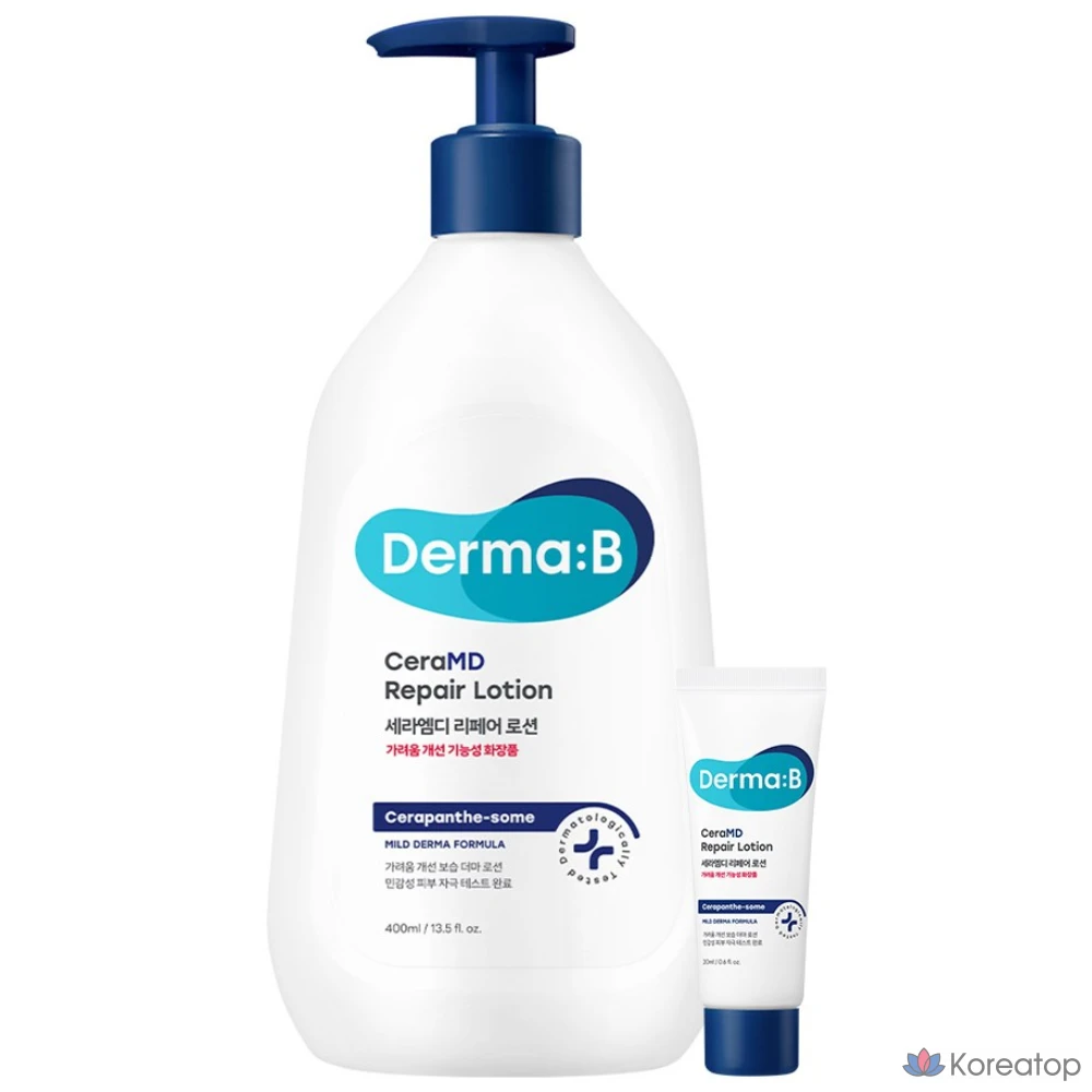 Лосьон для тела DERMA:B Ceramide Repair Lotion Special Set, 420 мл, 1 шт.