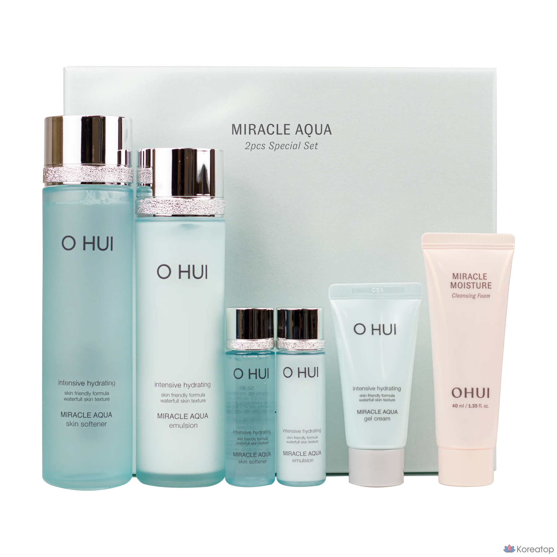 Набор для ухода Ohui Miracle Aqua 2-piece Set, 1 шт.