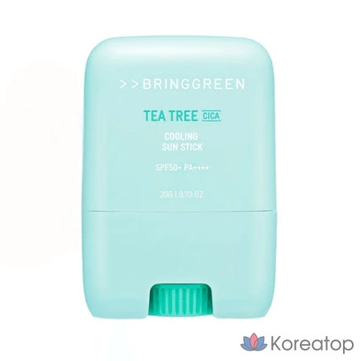 Солнцезащитный стик Bring Green Tea Tree Cica Cooling Sun Stick, 42 г, 1 шт.