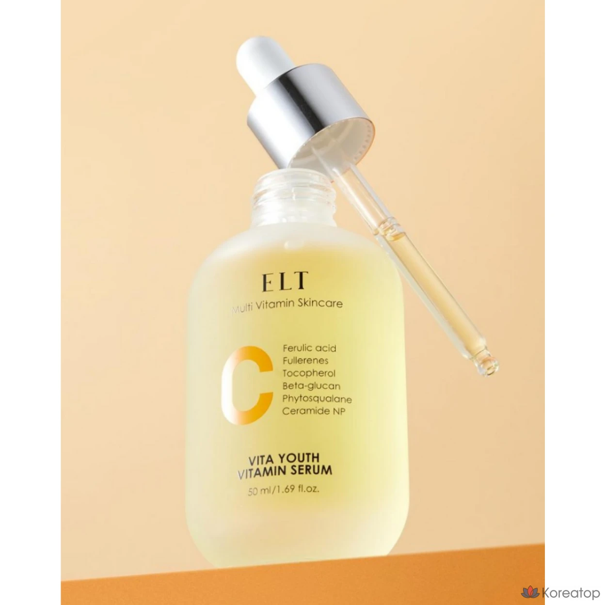 ELT Vitayous Витамин C Антиоксидантная тонизирующая сыворотка для лица Clear Glow с экстрактом веснушек и пятен, 1 шт., 50 мл