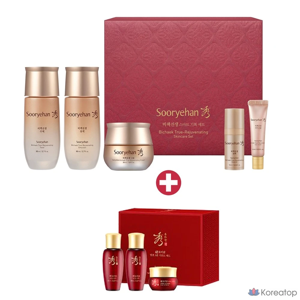 Набор для ухода Sooryehan Bichaek Ginseng 3-piece Smart Set, 1 шт.